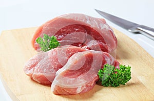 Fresh pork meat