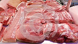 Fresh pork meat photo