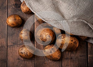 Fresh potatoes