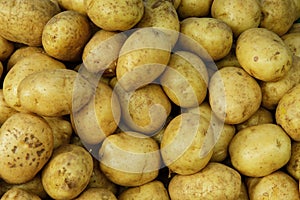 Potatoes at a local ourdoor market in Metro Manila, Philippines photo