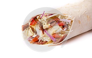 Fresh prepared shawarma