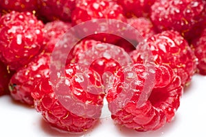 Fresh raspberry for fun and pleasure