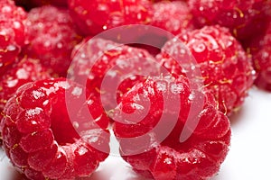 Fresh raspberry for fun and pleasure