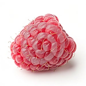 Raspberry isolated on white background