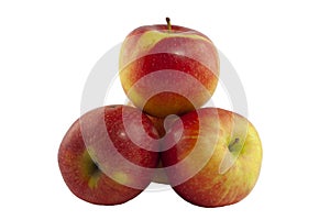 Fresh raw apple, healty fruit, freshness vegetarian food, isolated object