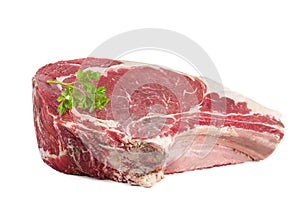 Fresh Raw Beef bone ribon white