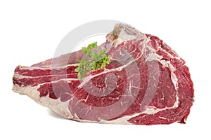 Fresh Raw Beef bone ribon white