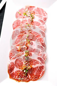 Fresh raw beef