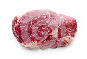 Fresh raw beef steak