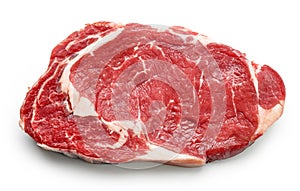 Fresh raw beef steak