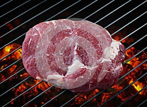 Fresh raw beef steak meat