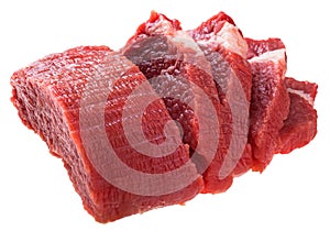 Fresh raw beef steak meat