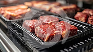 Fresh Raw Beef Steaks Ready For Cooking
