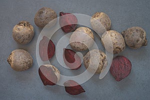 Fresh raw beetroots