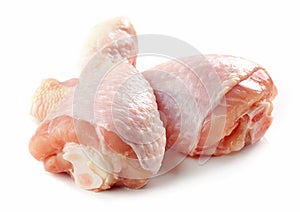 Fresh raw chicken legs