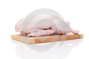 Fresh raw duck.