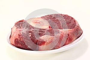 Fresh raw leg slice