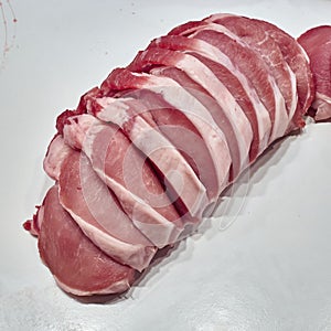 Fresh raw meat closeup