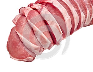 Fresh raw meat closeup