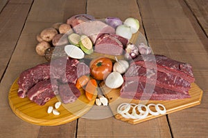 Fresh Raw Meat photo