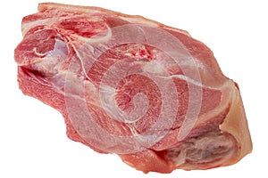 Fresh raw pork leg joint