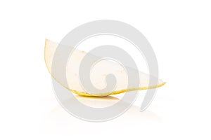 Fresh Raw red pear on white