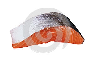 Fresh raw salmon fille photo