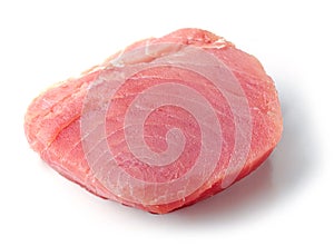 Fresh raw tuna steak