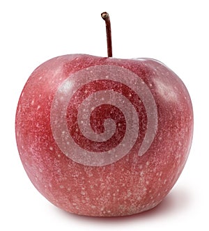 Fresh red apple isolated with clipping path