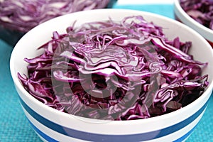 Fresh red cabbage