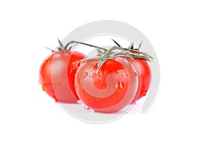 Fresh red cherry tomatoes