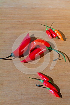 Fresh red Cherry tomatoes on the table.