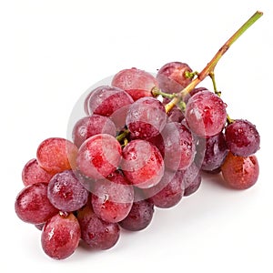 Fresh Red Grape isolated photo