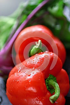 Fresh red pepper