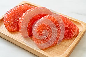 Fresh red pomelo fruit or grapefruit
