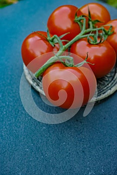 Fresh red ripe tomatoes