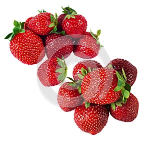 Fresh red strawberries