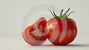 The Fresh Red Tomato. AI generated