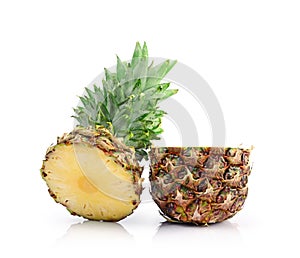 Fresh ripe cut juicy pineapple for healthy nutrition