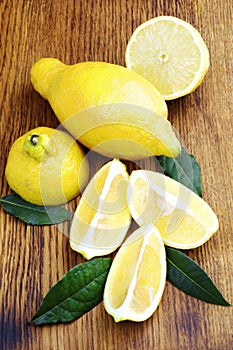 Fresh Ripe Lunario Lemons