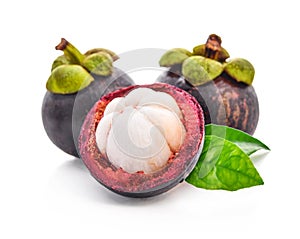 Fresh ripe mangosteen