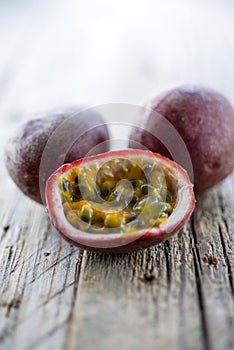 Fresh ripe passion fruit