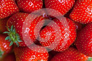 Fresh ripe perfect strawberry , Food Frame Background