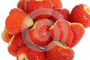 Fresh Ripe Plump Juicy Sweet Strawberries