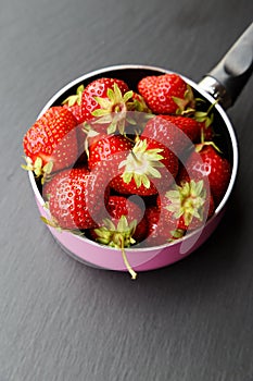 Fresh ripe red strawberries