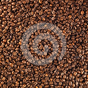 Fresh roasted coffee beans