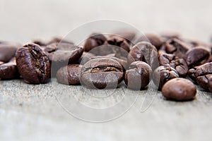 Fresh roasted coffee beans