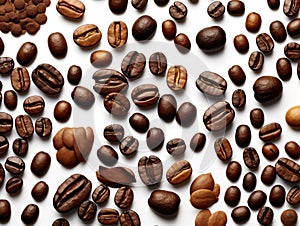 Fresh Roasted Coffee Beans up Close