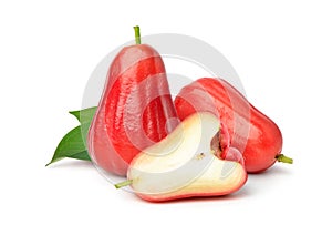 Fresh Rose apple with cut in half