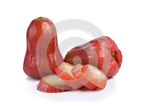 Fresh Roseapple on white background